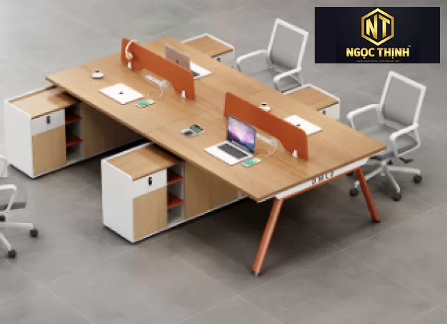 Các mẫu cụm làm việc bàn cho nhân viên văn phòng hiện đại tại Nội Thất Ngọc Thịnh